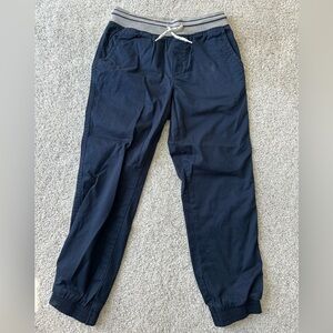 Cat & Jack Boy’s Navy Joggers with Gray Waistband